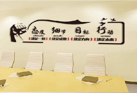  兴仁企业文化墙主要展示什么？