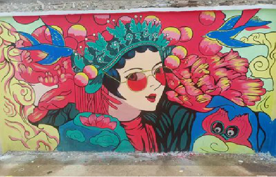  兴仁墙体彩绘-网红墙