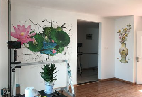  兴仁墙体彩绘相比墙纸的优势。