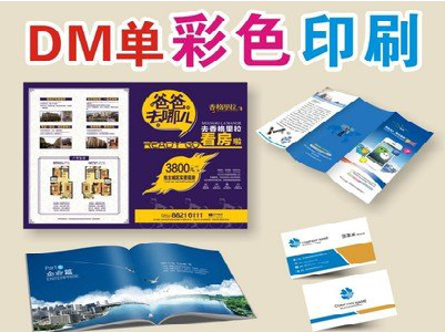  兴仁单页印刷，色彩搭配简单。